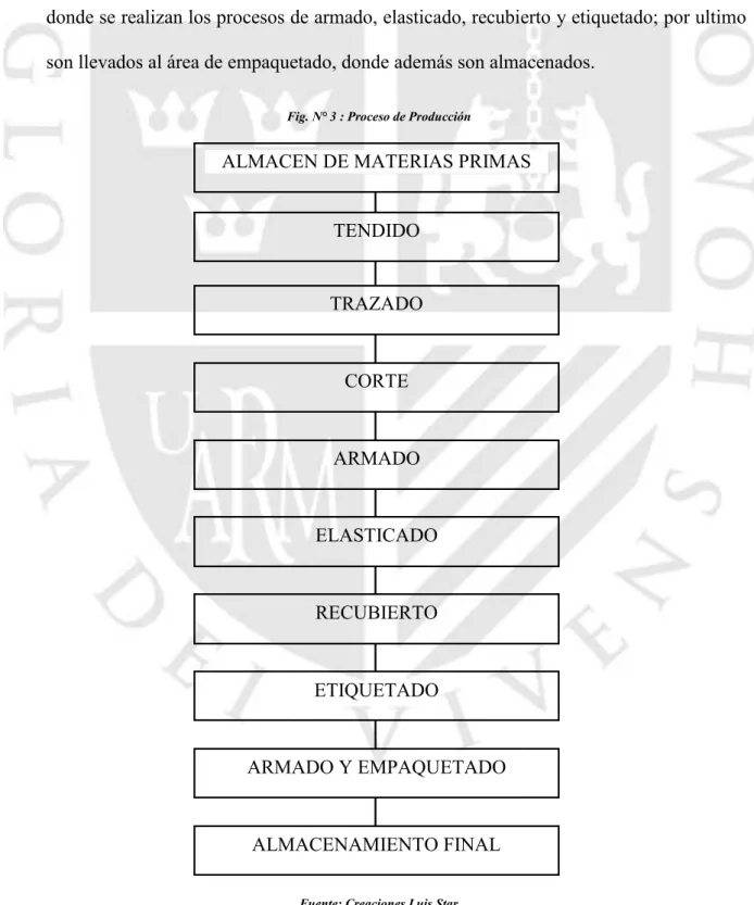 Fig. N° 3 : Proceso de Producción 