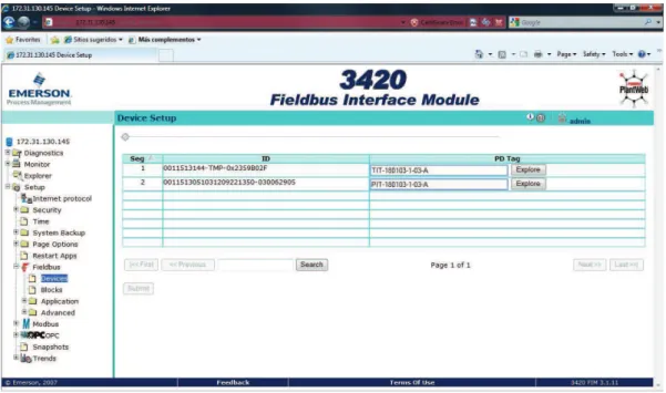 Figura 2.38 Asignación de TAGs a Instrumentos 