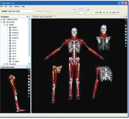 Figura 1.9. Captura de pantalla de OpenSim.