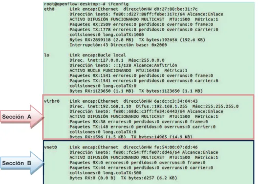 Figura 2. 11. Resultados de ifconfig 