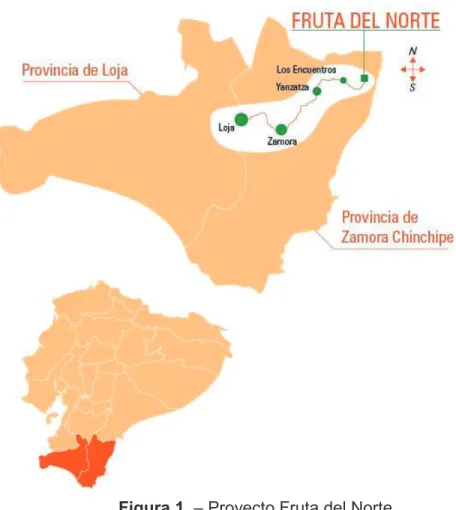 Figura 1. – Proyecto Fruta del Norte 