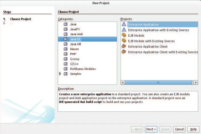 Figura 3.1: Creación de Proyecto JEE 