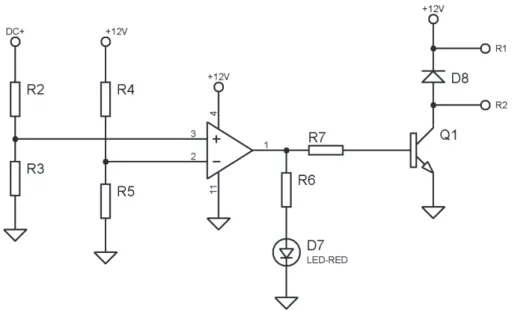 Figura 2.7. Circuito de carga del capacitor (control) [7] 