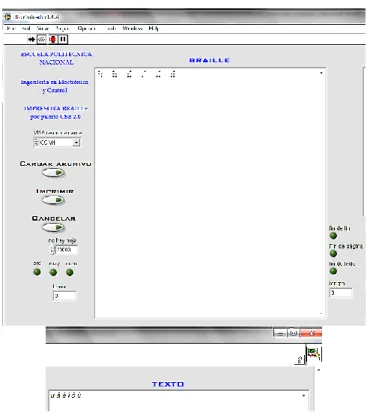 Fig. 37. Preparación de documento a imprimir “números” 