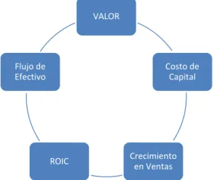 Ilustración 1 Elementos que generan valor a la empresa 