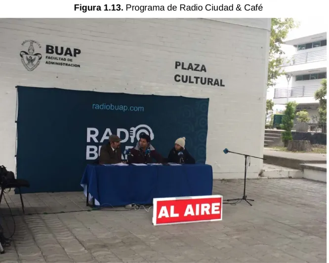 Figura 1.13. Programa de Radio Ciudad &amp; Café 