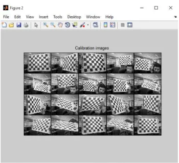 Figura 4.10. Imágenes cardadas en el Camera Calibration Toolbox de Matlab 
