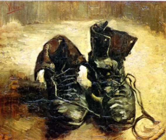Fig. 1. Vincent van Gogh – Un par de zapatos (1886). 