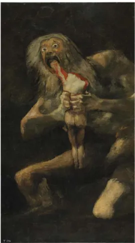 Fig. 10. Francisco de Goya, Saturno devorando a su hijo (1819-1823). 