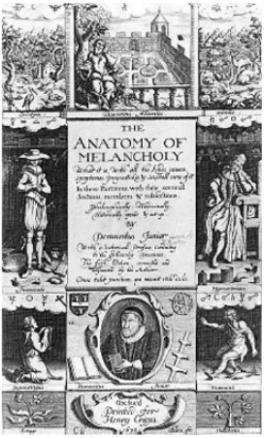 Fig. 8. Frontispicio de la edición de 1638. Robert Burton (1577-1640). 77