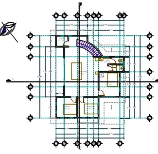 Figura 2.6 Distribución Arquitectónica de la Planta Baja 