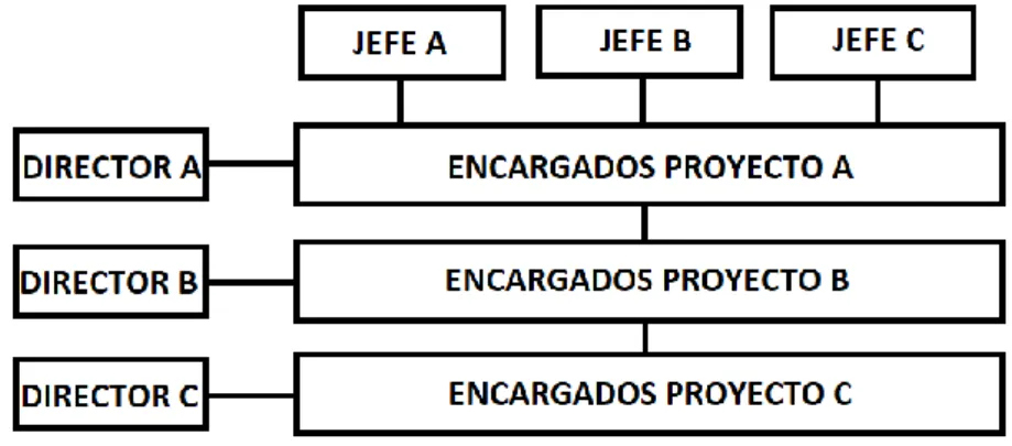 Gráfico 5.2.4 Estructura del Modelo Matricial 