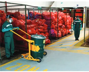 Figura 2-9: Almacenamiento interno de residuos hospitalarios. 