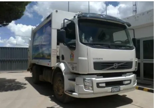 Figura 6. Compactadores de capacidad de 15m3. 