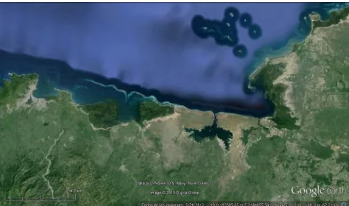 Fig.  1  Mapa  nº  9.  Imagen  digital  de  la  Bahía  de  Cabo  Haitiano,  tomada  el  24  de  mayo  de  2012