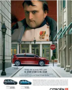 Figura 3 Cartel del anuncio de Napoleón  Fuente:  www.elmundo.es 