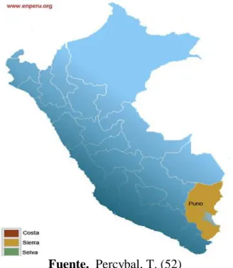 FIGURA 6: Ubicación de la región de Puno 