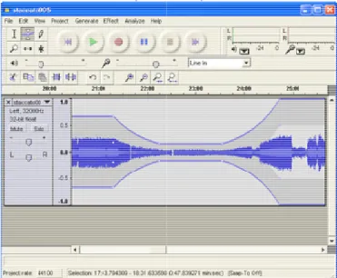 Ilustración 14: Pantalla Audacity