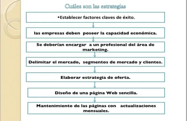 Figura 2: Estrategias de comercio electrónico. 
