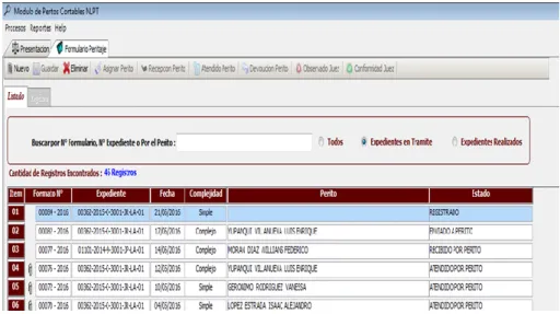Figura 14.Registro Realizado 