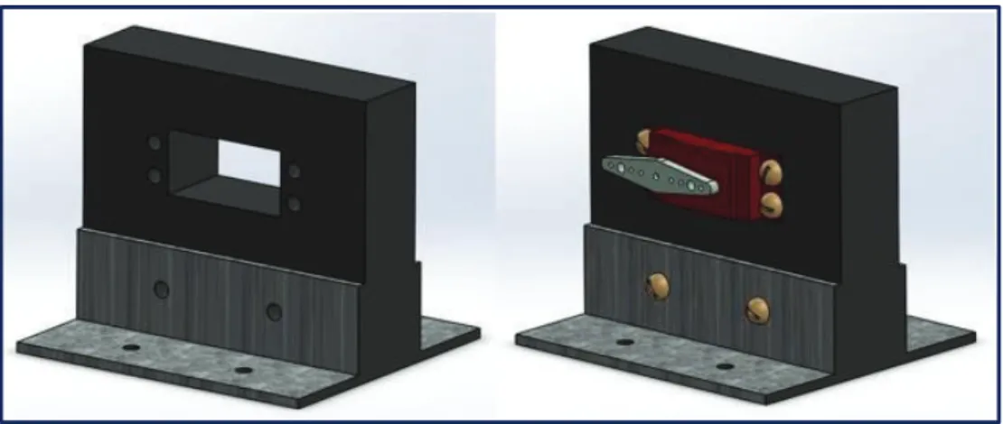 Figura 2.7. Soporte para servomotores 