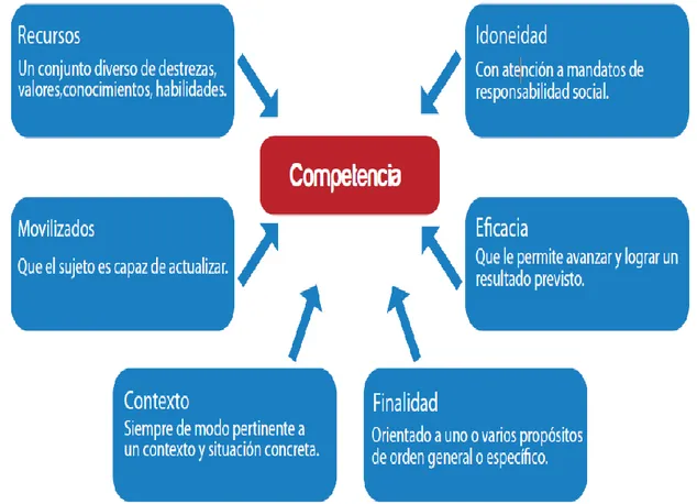 Figura 3. Componentes de una competencia 