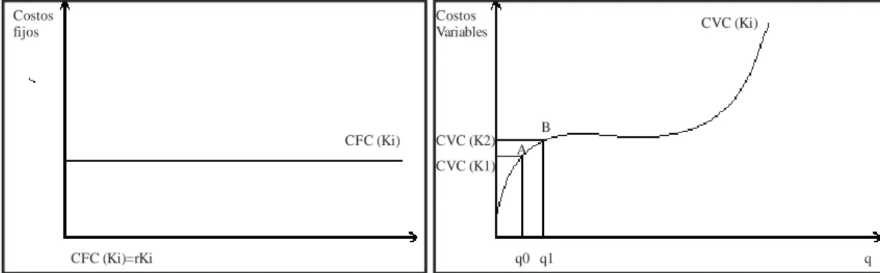 Figura 3: Costos fijos y costos variables 