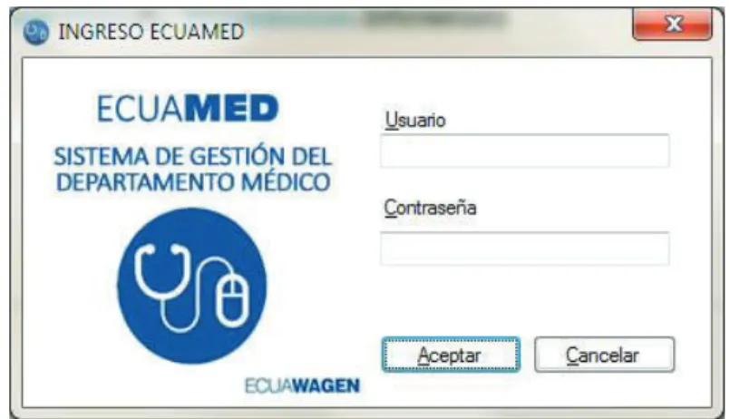 Figura 4-6 Ventana de acceso 
