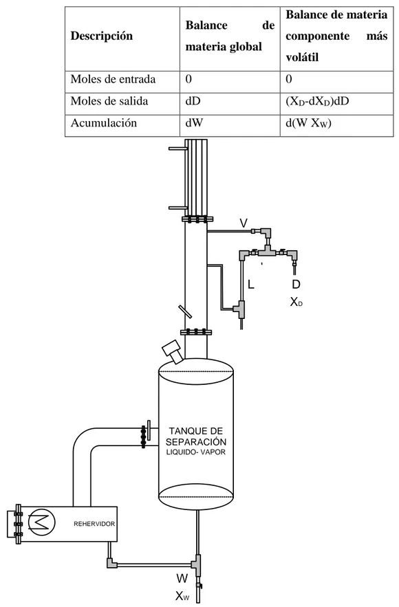 Figura 4. Columna de destilación Batch 