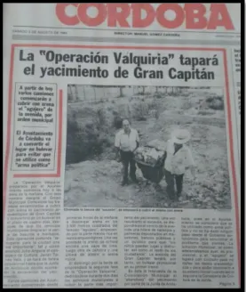 Fig. 3: Fuente:  Diario  Córdoba (3/08/85) 