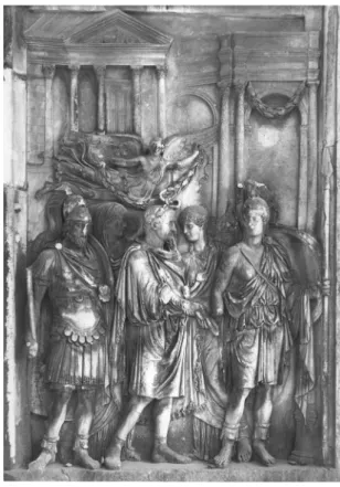 FIG. 5.- Adventus di Marco Aurelio dall’Arco di  Costantino