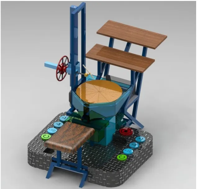 Figura 2.18. Torno para modelado de arcilla.