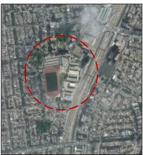 Figura 14: Plano de ubicación proyecto Colegio Alfonso Ugarte. Fuente: Google Earth 