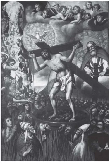 Figura 1. La Prensa Mística como redención de las almas del Purgatorio. Iglesia de San Francisco