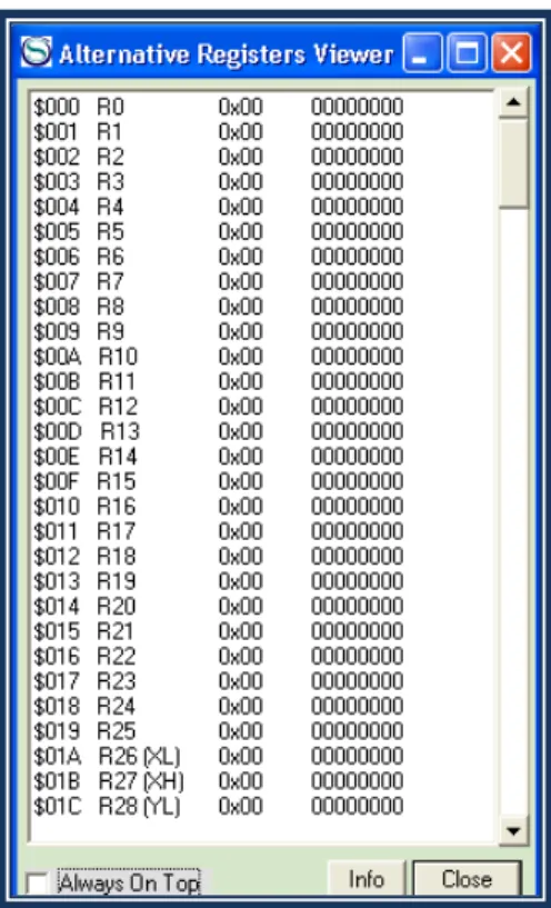 Figura 2.12. Visor de registros 