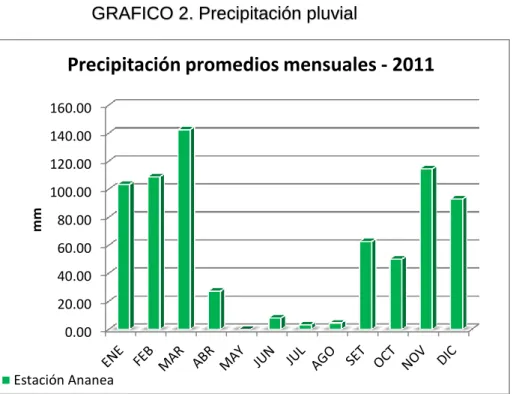 CUADRO 4 Precipitación pluvial 