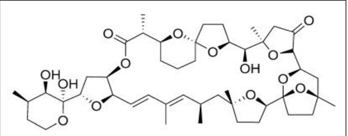 Figura 9: Estructura química de brevetoxinas (PbTx-2)  Fuente: Gerssen et al., 2010 