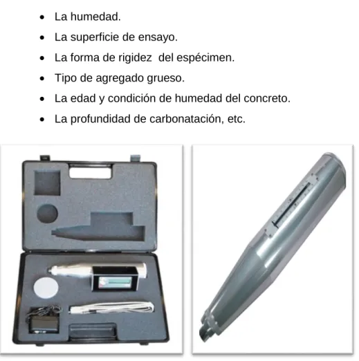 Figura N° 02: Esclerómetro - Martillo de Schmidt 