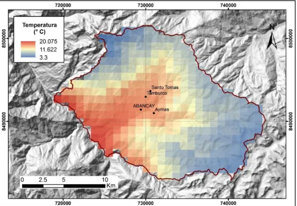 Figura 3.8. Mapa de Precipitación. 