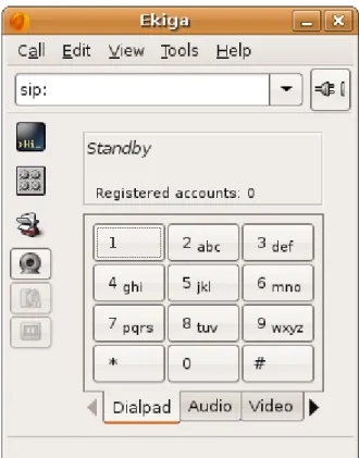 Figura 13: Software Softphone Ekiga  Fuente: www.ekiga.org (2010) Pag. principal 