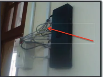 Figura 2.29 Ejemplo de cableado horizontal o vertical sin identificación 