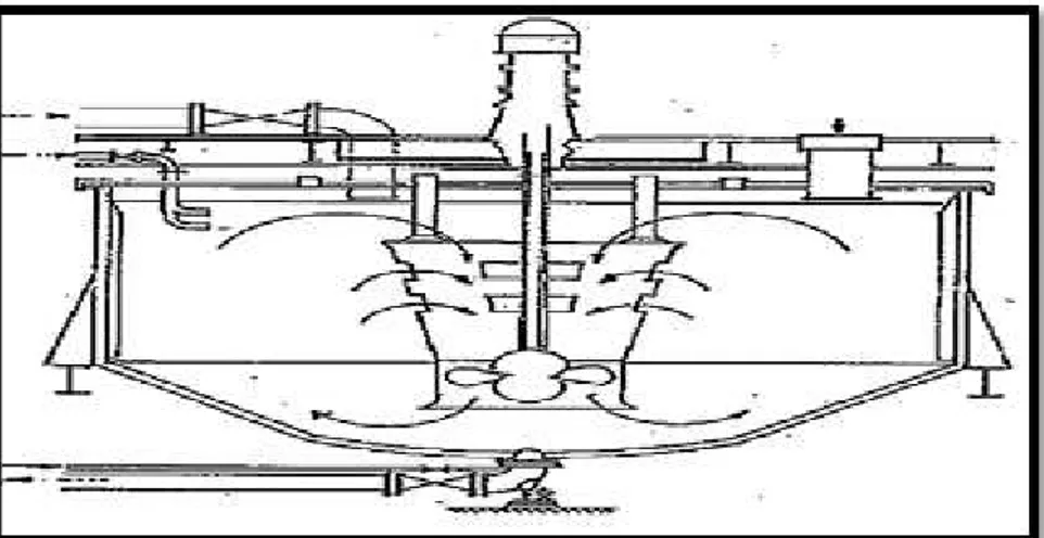 Figura 6. Tanque de Lixiviación que utiliza para agregar mayor agitación el uso de pro pelas e impulsores axiales.