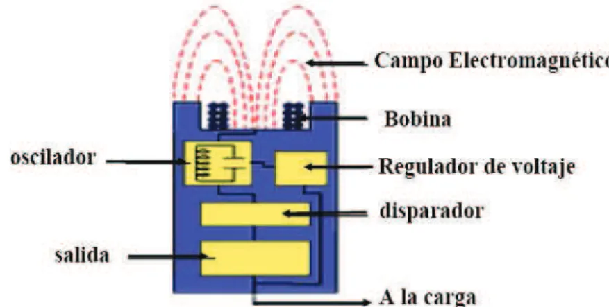 Figura 2-8: Partes componentes del sensor inductivo