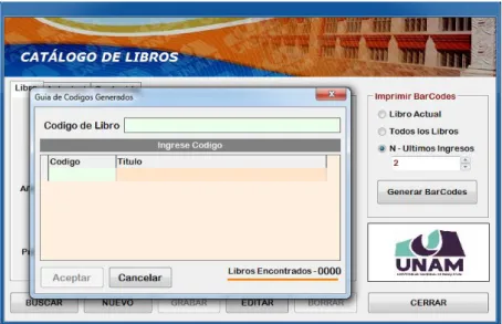 FIGURA 9 INGRESO DE CODIGO 