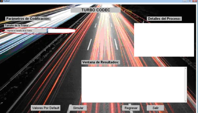 Figura 3.14. Implementación del Ingreso del Tamaño de la Trama en el Turbo Codec. 