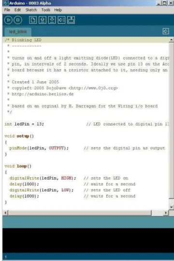 Figura 12: IDE arduino 