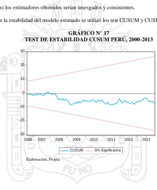 GRÁFICO N° 17 