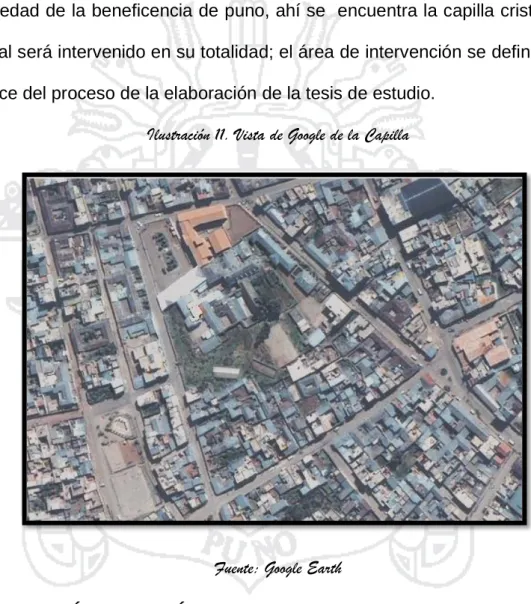 Ilustración 11. Vista de Google de la Capilla 