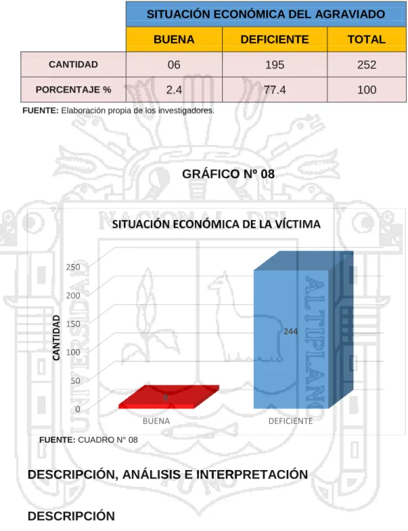 GRÁFICO Nº 08 