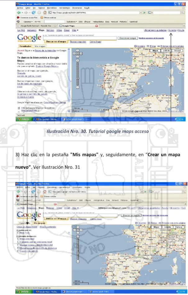 Ilustración Nro. 31.  Tutorial crear mapa 